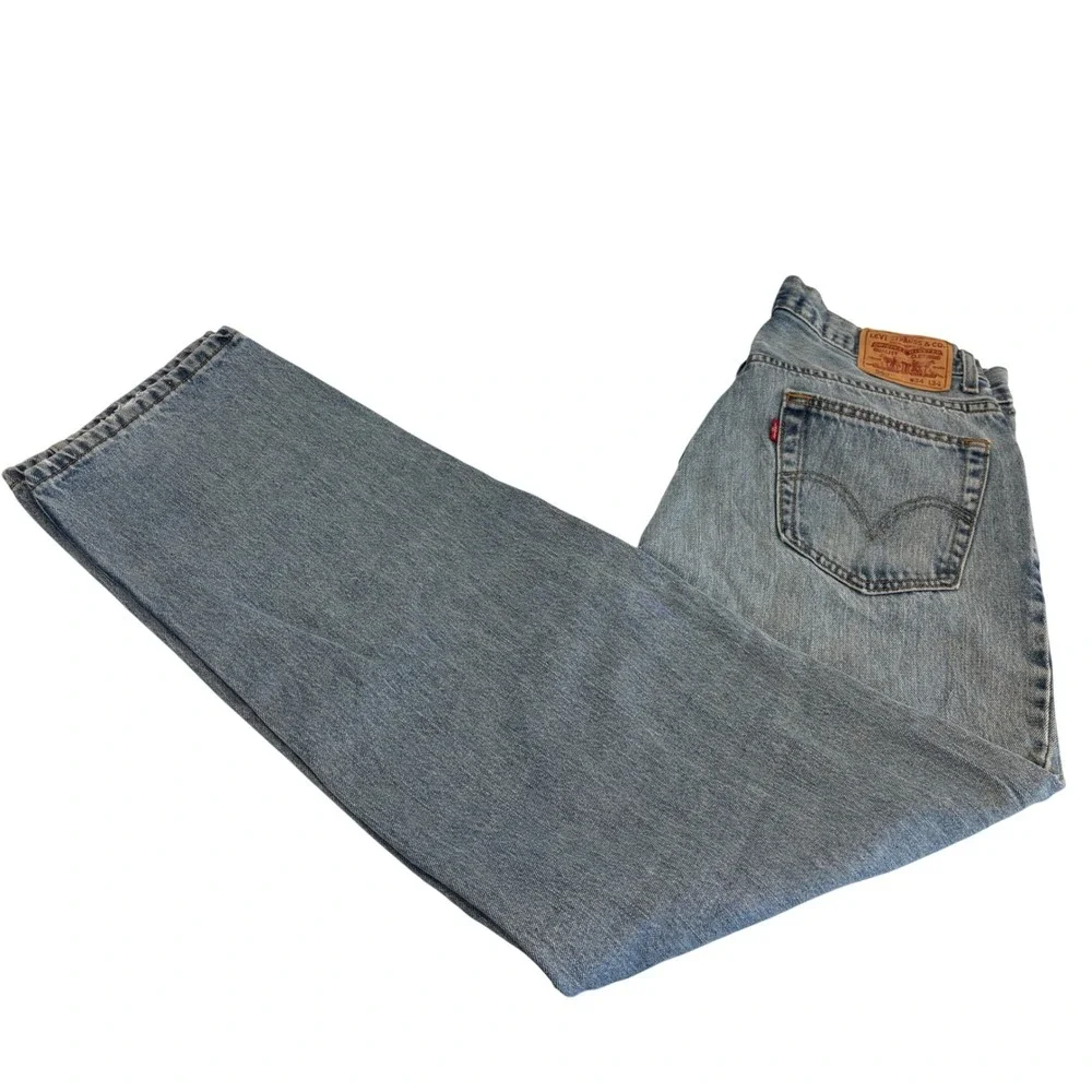 Levi's 560 Comfort Relaxed Fit Blue Jeans Mens 34x33 More Room in Seat Thighs